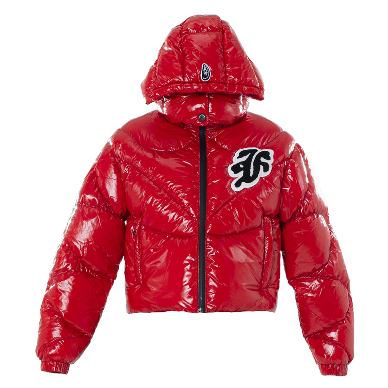 SPACESUIT WOMEN PUFFERJACKET - V2 | SHINY INFRA RED