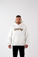FACES HEAVY OVERSIZED HOODIE - FRONT/WHITE